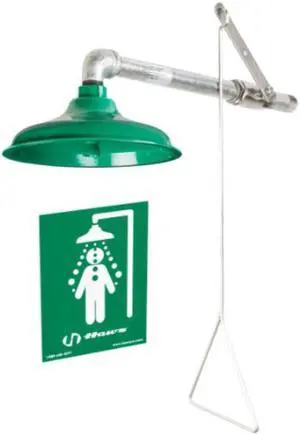 HAWS 8122 Axion MSR Emergency Shower, Horiz/Vert, 20 gpm