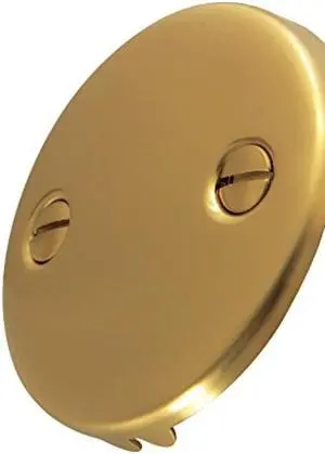 Kingston Brass DTT107 Bathtub Overflow Plate Brushed Brass