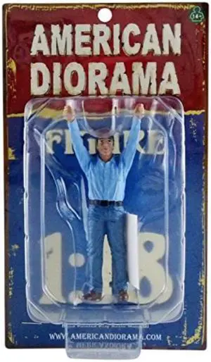 Camera Crew Figure II "Crew Holding Reflector" For 1:18 Scale Models by American Diorama