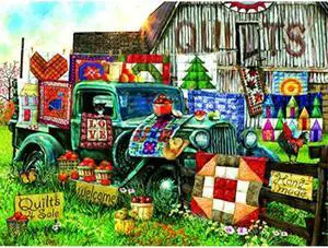 Quilts for Sale 1000 Piece Jigsaw Puzzle by SunsOut