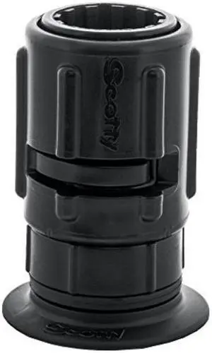 Scotty 448 Stick-On Mount with Gear-Head Adapter - 3 inch Pad Stick-On Mount