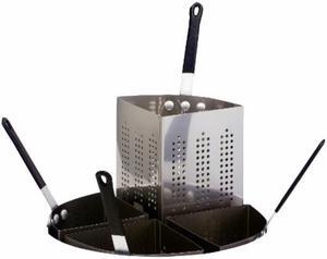 Crestware Stainless Steel Insert for 20-Quart Four Compartment Pasta Cooker