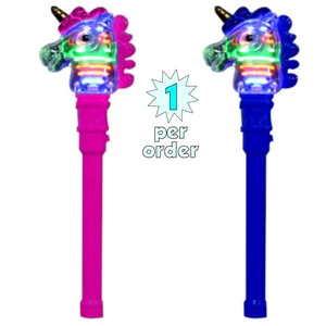 Live Musical Spinning Lights Unicorn Wand 1 Piece Live Musical Spinning Lights Unicorn Wand 1 Piece