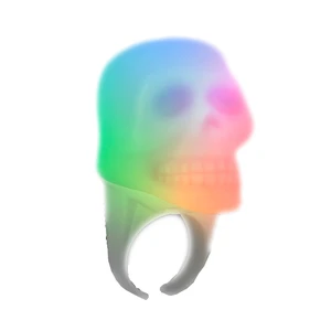 Multicolor Glow LED Skull Light Up Ring Multicolor Glow LED Skull Light Up Ring