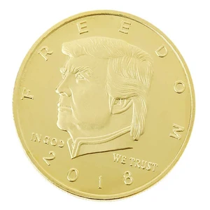 2018 Freedom Donald Trump 2nd Amendment Gold Plated Coin 2018 Freedom Donald Trump 2nd Amendment Gold Plated Coin