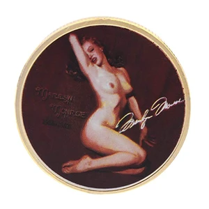 Marilyn Monroe Commemorative Souvenir Gold Coin Marilyn Monroe Commemorative Souvenir Gold Coin