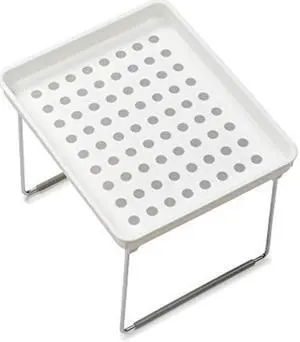 madesmart Small Stacking Shelf, White