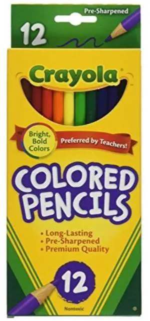 crayola 68-4012 colored Pencils, 12-count, pack of 3, Assorted colors crayola 68-4012 colored Pencils, 12-count, pack of 3, Assorted colors