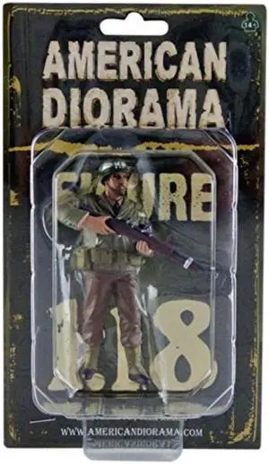 WWII Military Police Figure IV For 1:18 Scale Models by American Diorama