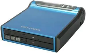 ez dupe 1 copy portable dvd/cd duplicator ezd880 blue