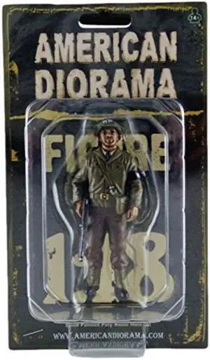 WWII Military Police Figure III For 1:18 Scale Models by American Diorama