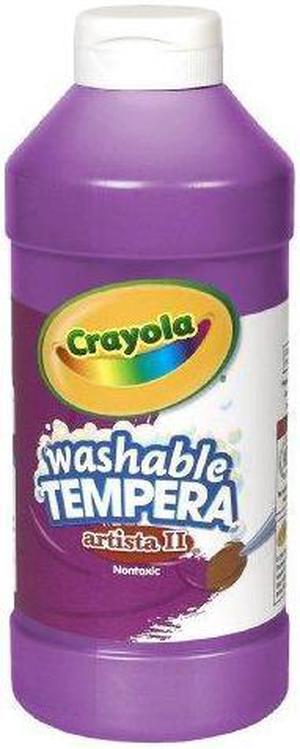 Crayola All-Purpose Artista Tempera Paint Nontoxic 16oz. Violet 543115040