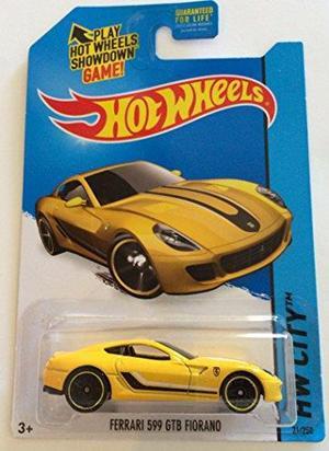 Hot Wheels 2015 HW City Ferrari 599 GTB Fiorano 21250 Yellow