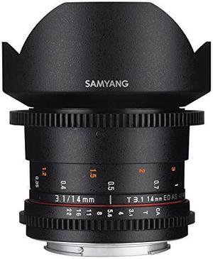 Samyang SYDS14M-S VDSLR II A mount 14mm T3.1 Wide-Angle Cine Lens for Sony Alpha Cameras