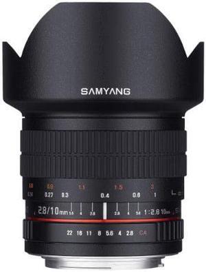 Samyang 10mm F2.8 ED AS NCS CS Ultra Wide Angle Lens for Pentax K and Samsung K Mount Digital SLR Cameras (SY10M-P)