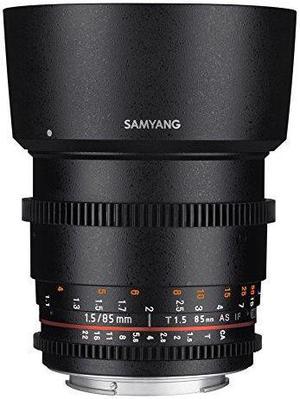 Samyang SYDS85M-N VDSLR II 85mm T1.5 Cine Lens for Nikon (FX) Cameras