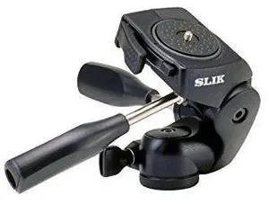 Slik PRO POD CF-834 Carbon Fiber Monopod, 4 Leg Sections, Max Working Height 64.1", Black