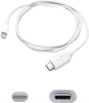 Addon 5-Pack Of 1M Usb 3.1 (C) Male To Lightning Male White Cables