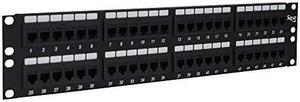 ICC ICMPP48CP6 PATCH PANEL,CAT 6, FEED-THRU 48-P,2RMS