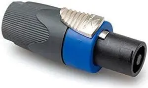 Neutrik NL4FX 4-Pole speakON Cable Connector Dark Grey Bushing
