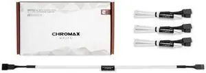 Noctua NA-SEC1 Chromax.White 30cm 4Pin PWM Power Extension Cables (4 Pack)