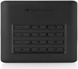 Verbatim Store'n'Go 2000GB Black, Silver external hard drive