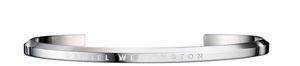 Daniel Wellington elegant Classic Cuff couple series silver 180MM adjustable open large size bracelet DW00400002