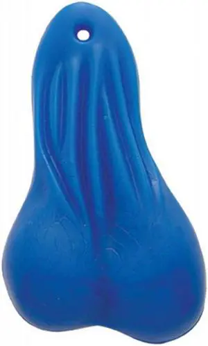 United Pacific Industries Large Solid Color Rubber Balls - Blue Novelity 70144