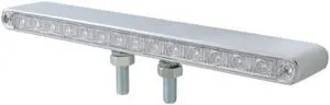 14 LED 12" Double Face Light Bar - Amber LED/Clear Lens