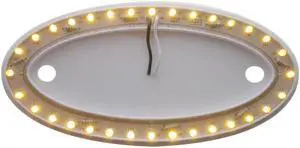 32 LED Large Peterbilt Emblem Light Base - Amber LED