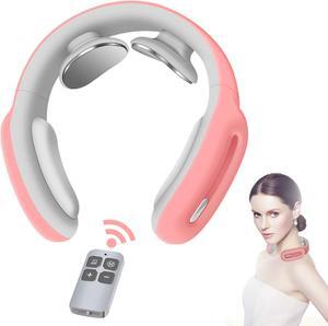 Neck Massager, Intelligent Neck Massage with Heat, 3 Modes 15 Levels Deep Tissue Electric Massager Use at Home Office Car for Pain Relief