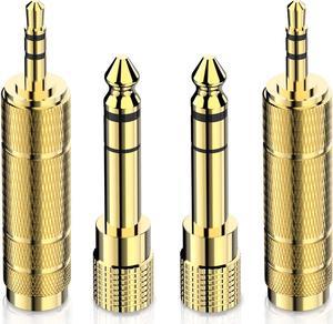 Monoprice 2.5mm TRS Stereo Plug to 3.5mm TRS Stereo Jack Adapter, Gold  Plated