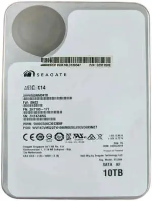 For Seagate Helium Galaxy 10t mechanical hard disk desktop monitoring and security NAS array 7200 rpm SATA serial port