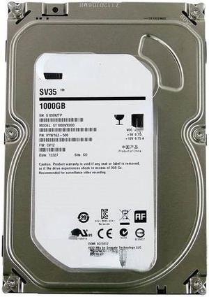 For single disc SV35 1T mechanical hard disk monitoring recorder hard disk desktop 1TB hard disk 1000GSATA3 serial port