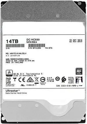 For Western WUH721414ALE6L4 14T 7.2K SATA3 enterprise helium hard disk 14TB