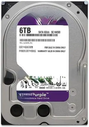 For Western Data WD60EJRX 3.5-inch 6TB desktop 6T monitoring video recorder purple disk sata hard disk
