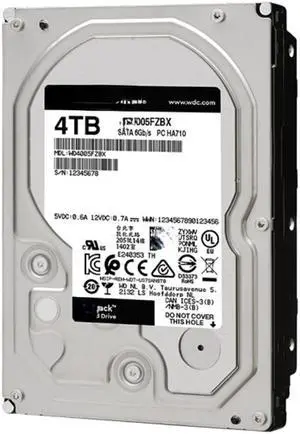 For PMR vertical 7200 to 256M WD4005FZBX western data 3.5 inch 4T server enterprise hard disk