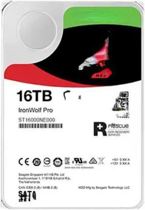 For Seagate 3.5-inch 16T Cool Wolf PRO Enterprise NAS Storage Server Array Hard Disk ST16000NE000