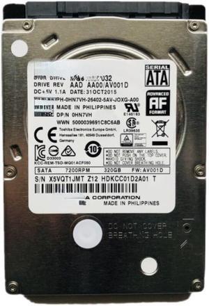 For 7200 to unsealed Toshiba 320G laptop hard disk 2.5 inch SATA serial port