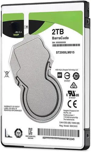 For ST2000LM015 Seagate Cool Fish 2.5-inch 2T laptop hard disk 128M cache 7MM thin disk