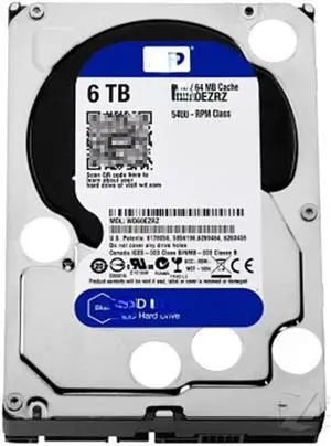 For CMR/PMR WD60EZRZ blue disk 3.5 inch 6T desktop computer hard disk monitoring