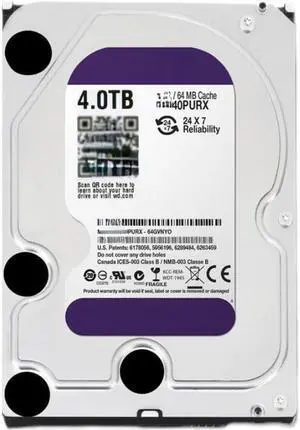 For WD40PURX purple disk 3.5 inch 4T desktop computer hard disk video monitoring and security