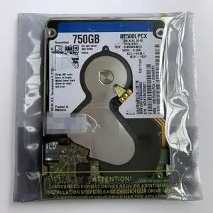 For PMR 2.5 inch WD blue disk 7MM thin disk 750G laptop hard disk
