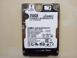 For Western Data Black Disk 2.5 inch 7200 to 250G Laptop Hard Disk WD2500BEKT