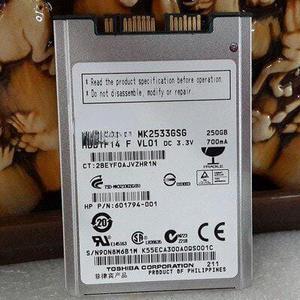 For Toshiba 5400 to 1.8 inch SATA serial port 250G laptop hard disk MK2533GSG MK2529GSG