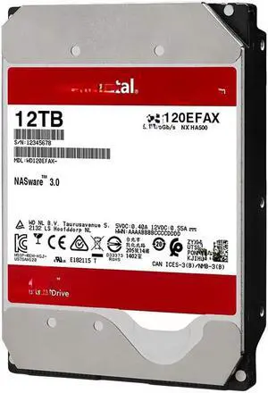 For WD120EFBX vertical red disk 3.5 inch 12T desktop computer hard disk NAS storage server