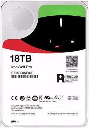 For Seagate 3.5-inch 18T Cool Wolf PRO Enterprise NAS Storage Server Array Hard Disk ST18000NE000