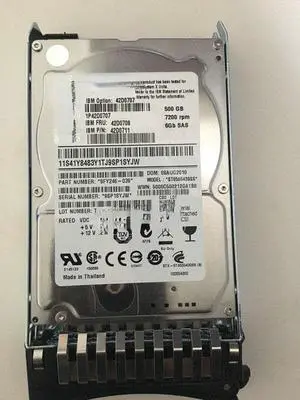 For IBM 42D0707 42D0708 server hard disk 500G 7.2K SAS 2.5 inch 6GB
