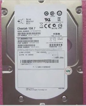 For Thinkserver TD340 RD330 RD340 RD430 Server Hard Disk 600G 15K SAS