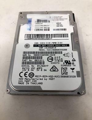 For IBM X3650 M5 X3850 X6 hard disk 00AJ126 00AJ127 600GB 15K 6Gb 2.5